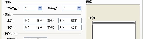 邊距設置